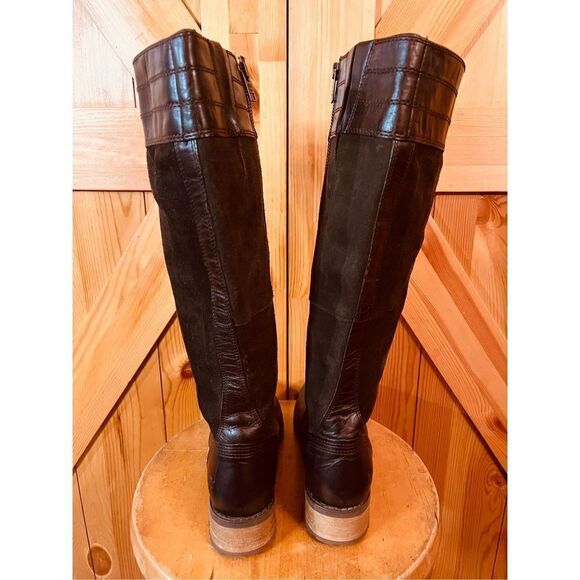 Timberland Bethel Heights Brown Leather Boots Size 7 - Picture 4 of 8